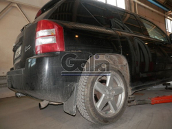 Фаркоп оцинкованный Galia J012A для Jeep Compass MK 2006-2011, Jeep Liberty 2006-2011(паспорт и сертификат в комплекте)(без электрики)