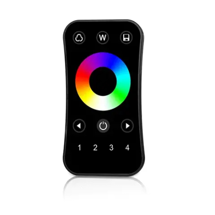 INTELLIGENT ARLIGHT Пульт SMART-801-52-4G-1SC-RGBW Black (3V, 2.4G) (IARL, IP20 Пластик, 5 лет) 061107