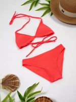 купальник раздельный 3 в 1 кроп топ парео и трусики