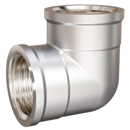 Угольник 90 гр LD DN25 вн-нр, латунь никелированная