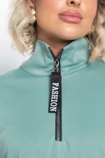 Блуза Долгожданная встреча (зеленая) Б15080-5М LT Collection