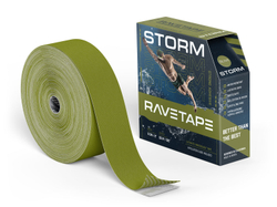 Кинезиотейп RaveTape STORM 5×32 — Олива (OLIVE)