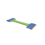 Элемент аквапарка «Бревно»,  6×2×0,3 м