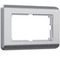 Рамка для двойной розетки Werkel Stream серебряный W0082106 4690389162565