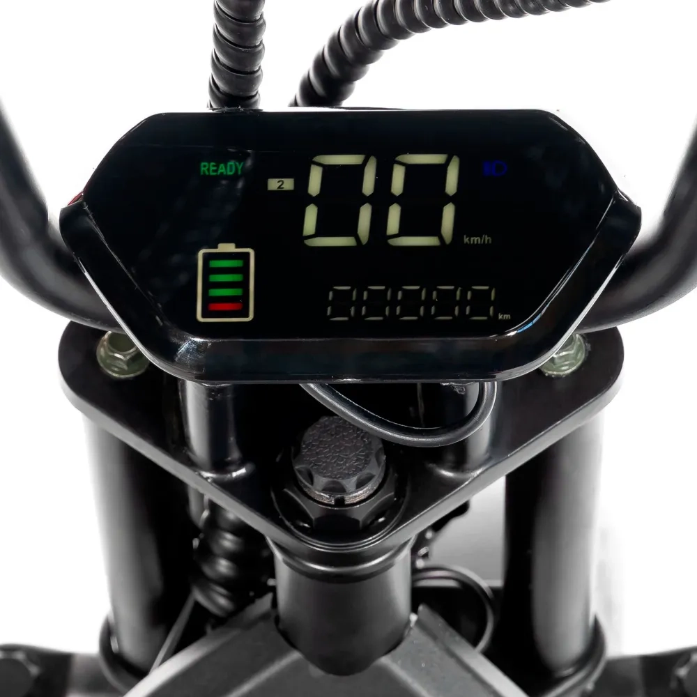 ЭЛЕКТРОСКУТЕР CITYCOCO GT X5 TRIKE 1500W 15AH 48V Черный