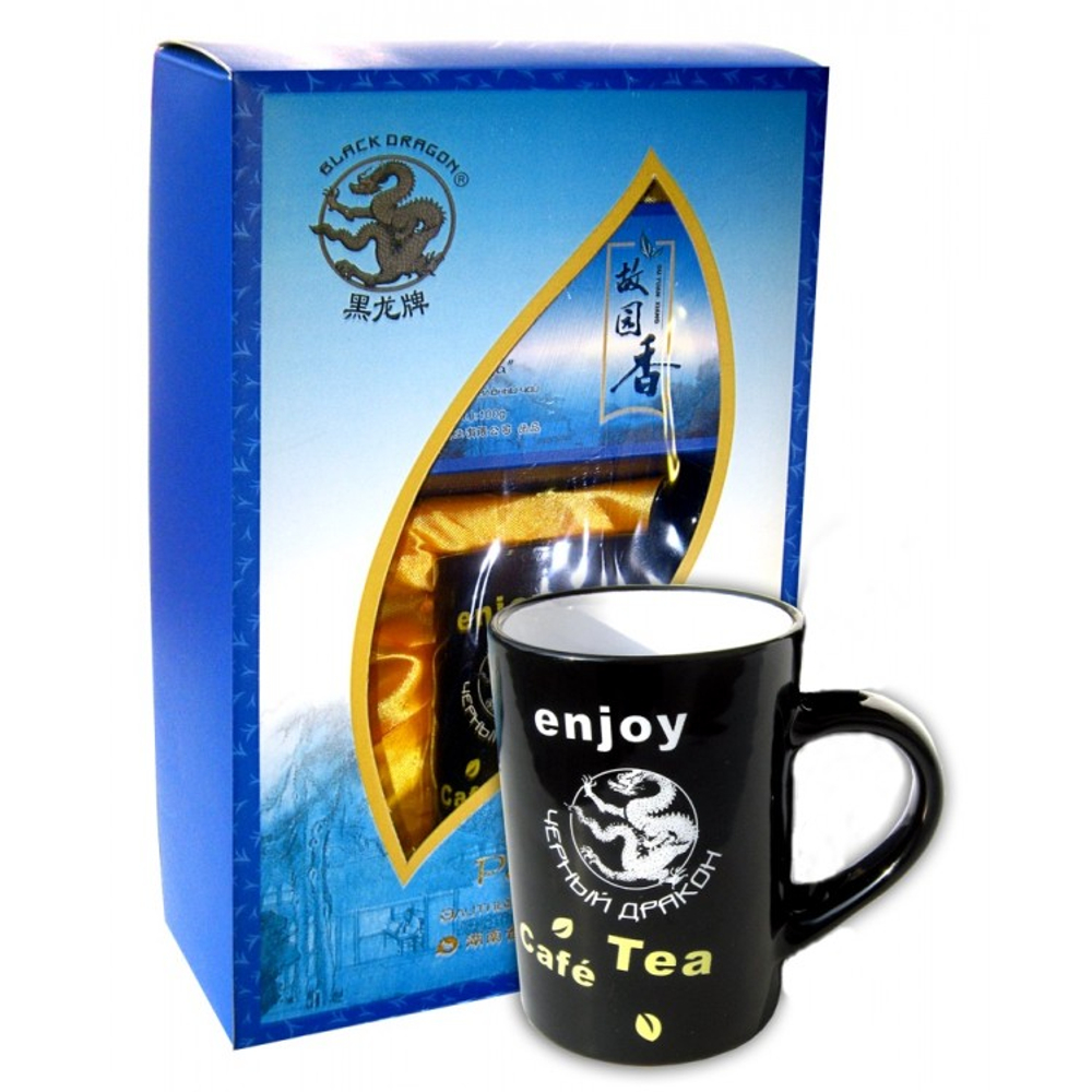 Подарочный набор с кружкой и зеленым чаем