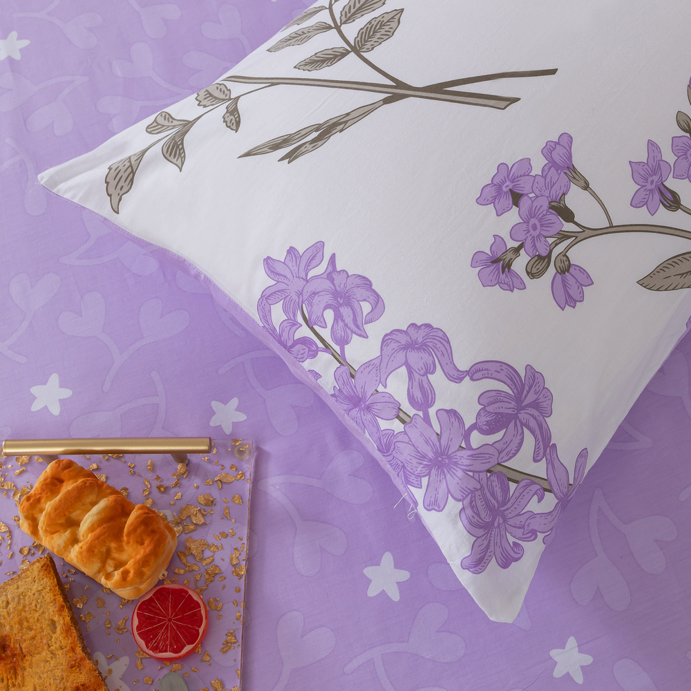 Комплект постельного белья Делюкс Сатин 100% хлопок на резинке LR452