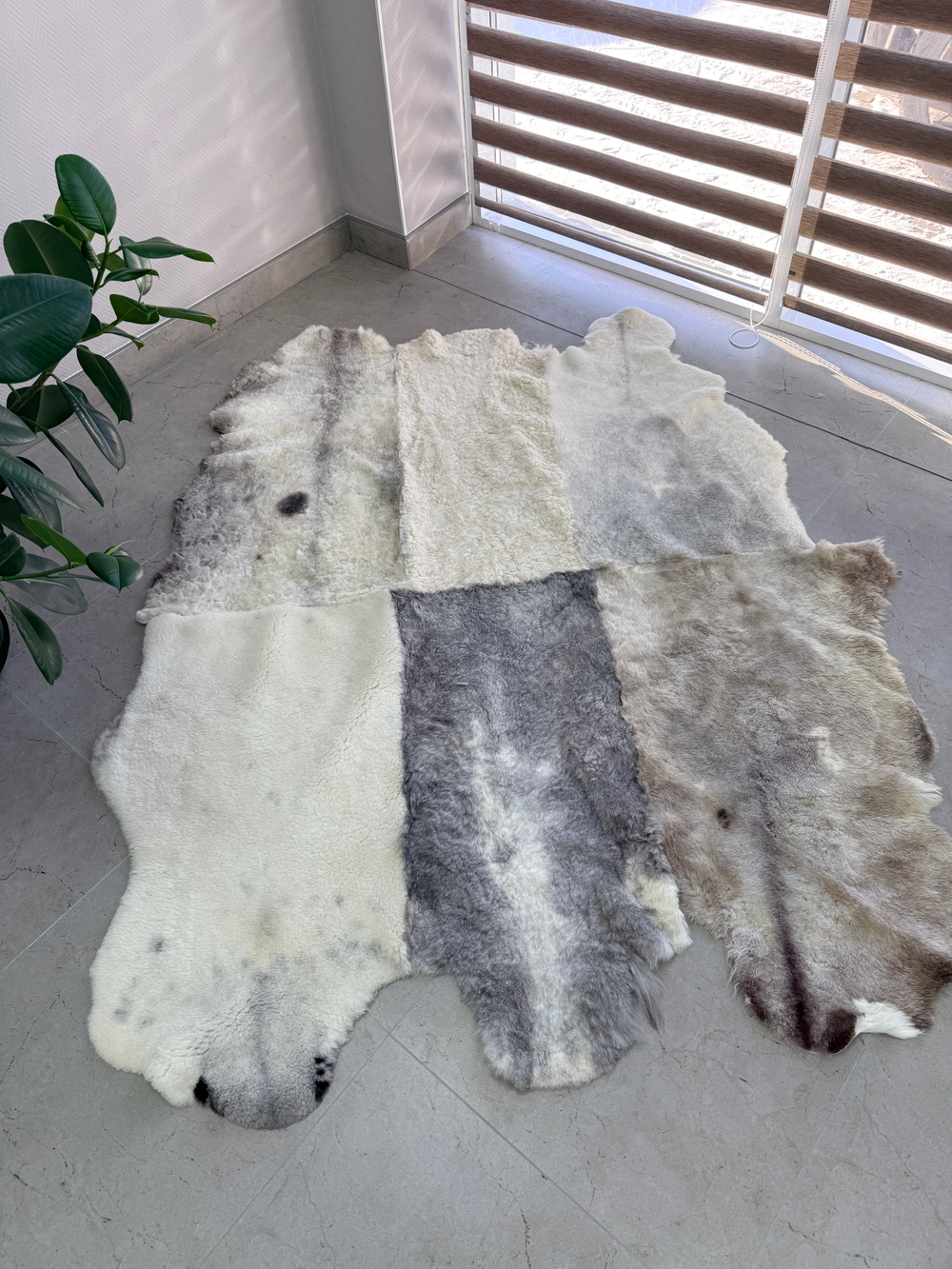 Ковер шкура натуральная овчина Меховой