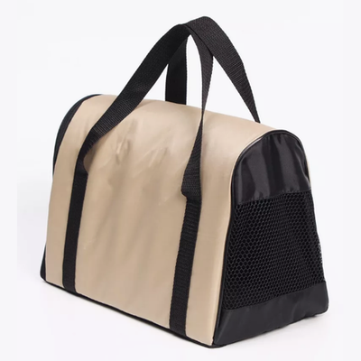 Сумка-переноска хард с карманами разм. l 46*27*28 сп-57 бежевый меланж