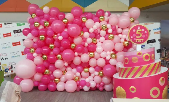 Панно из шаров