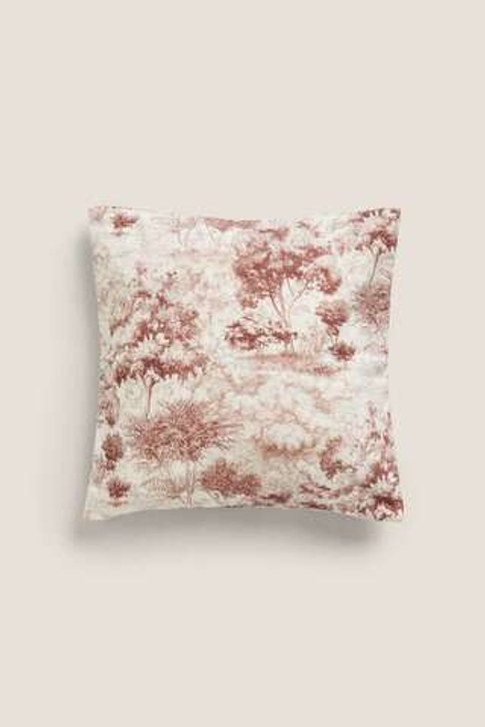 ZARA HOME ЧЕХОЛ ДЛЯ ДЕКОРАТИВНОЙ ПОДУШКИ С КОНТРАСТНЫМ УЗОРОМ, БЕЛЫЙ