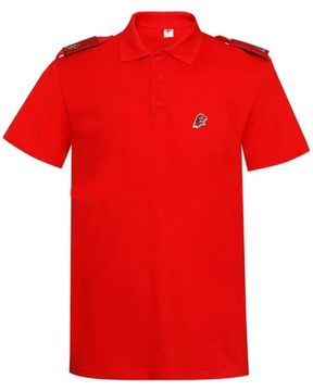 [М] Рубашка (поло) "Юнармия" красная кор. рукав