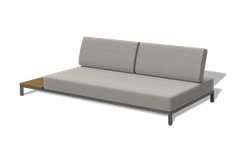 "Амальфия" трансформирующаяся лаунж-зона из алюминия, цвет графит