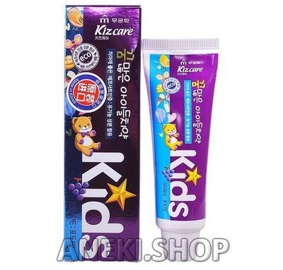 Паста зубная детская гелевая лечебно-профилактическая со вкусом винограда 80 г Mukunghwa Kizcare Kids