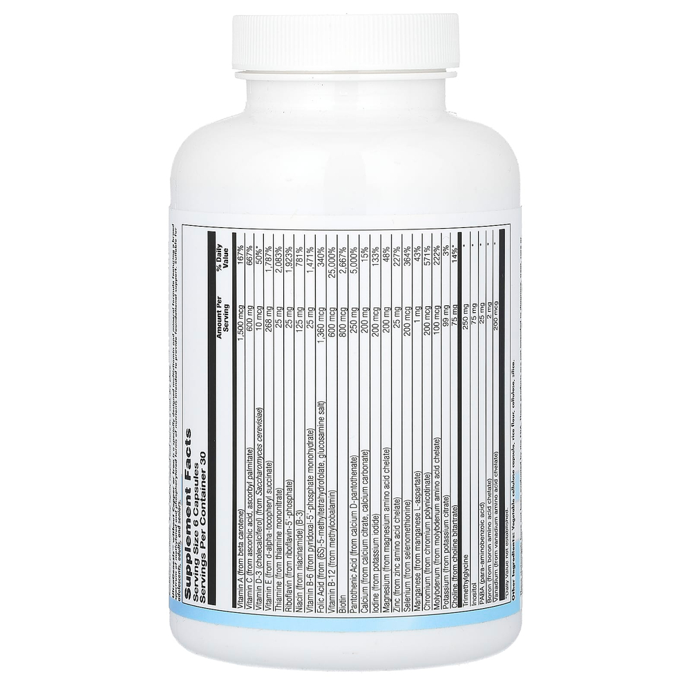 Nutra BioGenesis, UltraGenesis, без меди и железа, 180 капсул