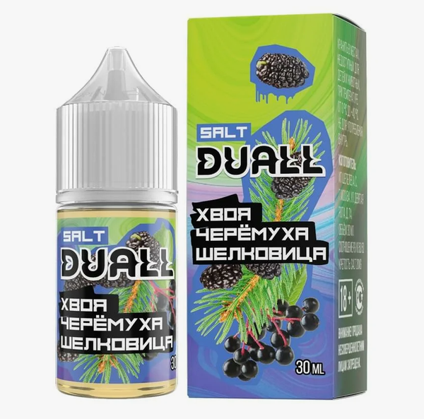 Купить Жидкость Duall Zero 28 мл - Хвоя Черёмуха Шелковица (0 мг)
