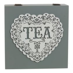 GAEM Шкатулка для чайных пакетиков, L18 W18 H7 см