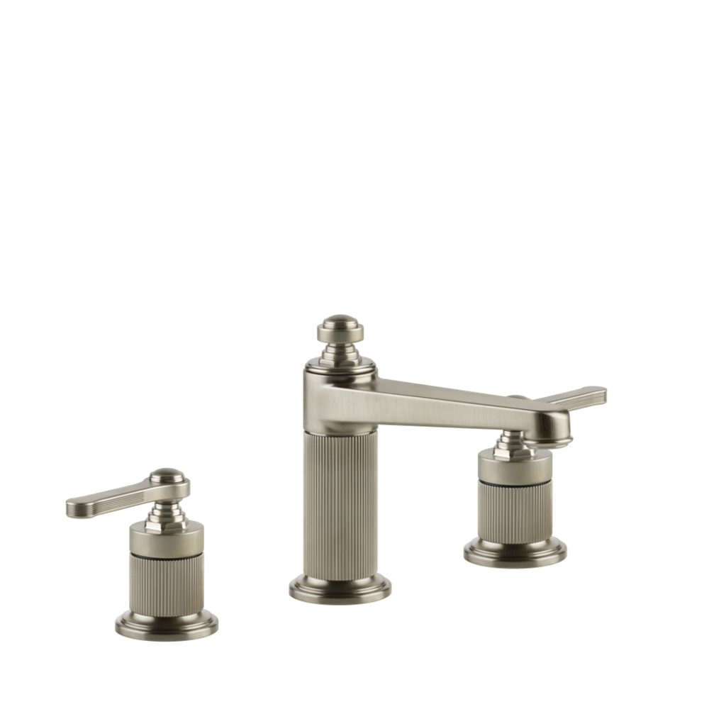 Смеситель для раковины Gessi Venti20 на 3 отверстия, средний, с донным клапаном