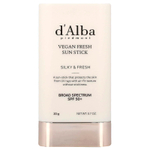 d'Alba, Vegan Fresh Sun Stick, SPF 50+, 20 г (0,7 унции)