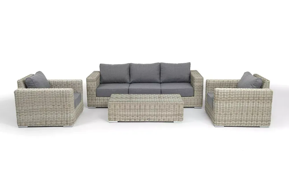 "Боно" лаунж-зона из искусственного ротанга, цвет бежевый