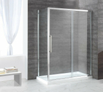 Душевой уголок Cezares Lux Soft 140x90 LUX-SOFT-W-AH-1-140/90-C-Cr-IV профиль Хром стекло прозрачное