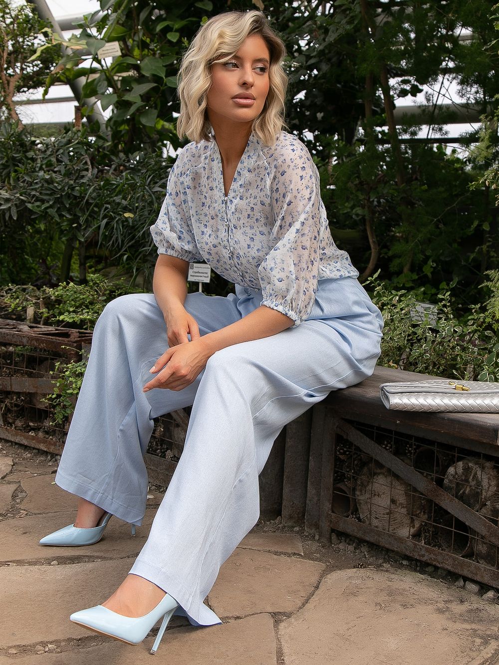 Блуза Агния (белая) Б15488-45М LT Collection