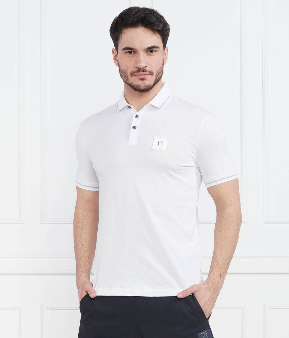 поло Armani Exchange - белый(8NZFPQ ZJH4Z)