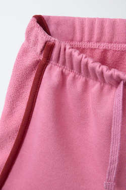 ZARA КОМБИНИРОВАННЫЕ БЕРМУДЫ, РОЗОВЫЙ