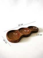 Менажница деревянная для подачи блюд и закусок "АЗИЯ"
