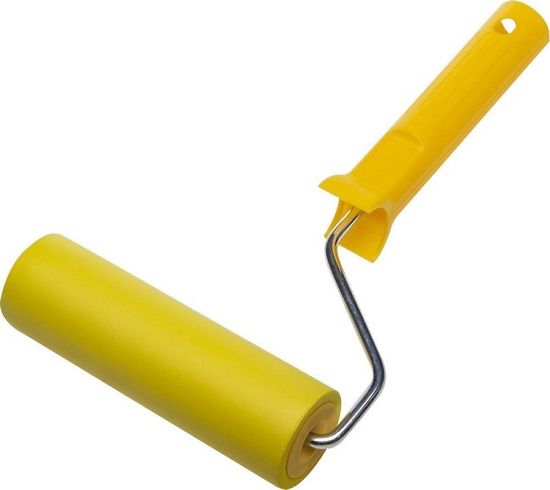 Валик прижимной STAYER в сборе, резиновый бюгель 6мм, 44х150мм