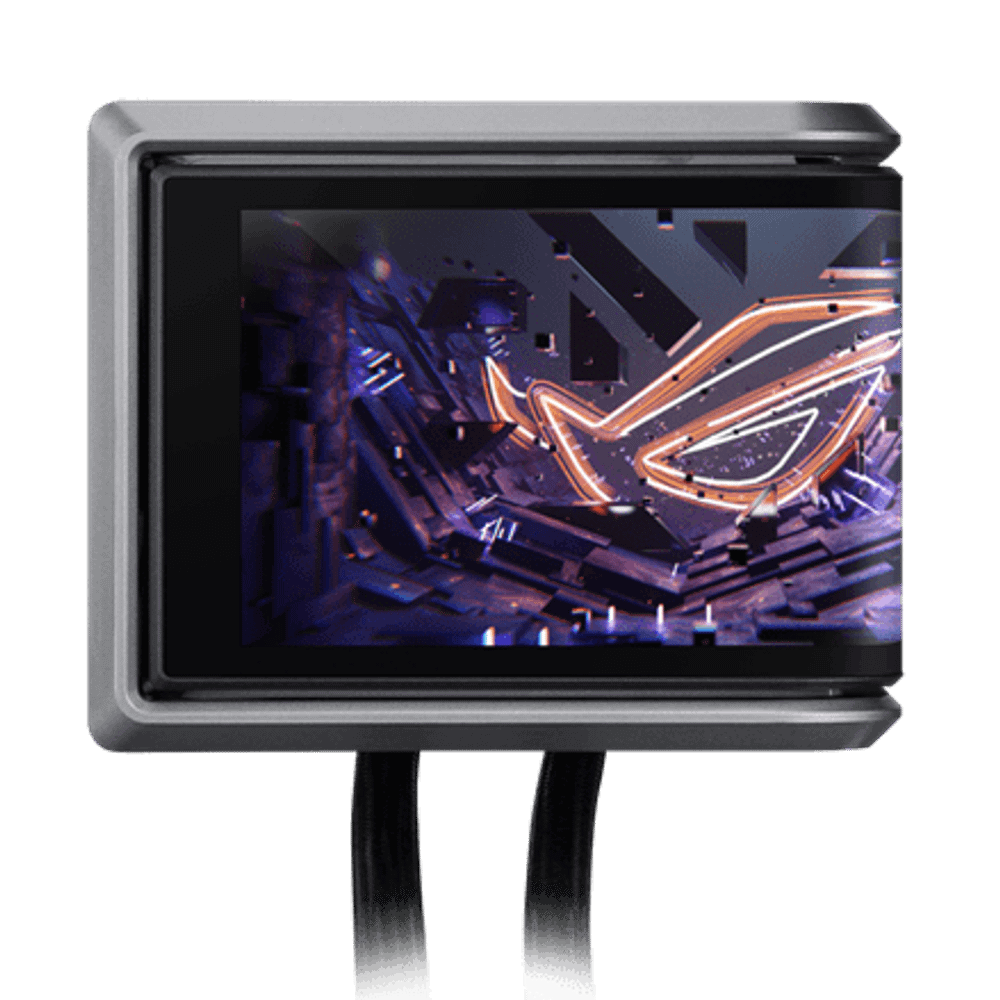 Водяное охлаждение CPU Asus ROG RYUO IV 360 ARGB, 3x120mm Liquid CPU Cooler, AMOLED-display, Black