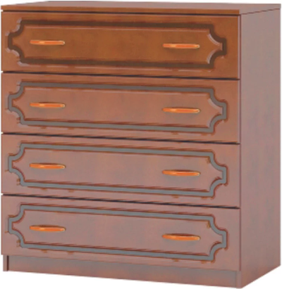 Комод Лакированный 4 ящика Орех