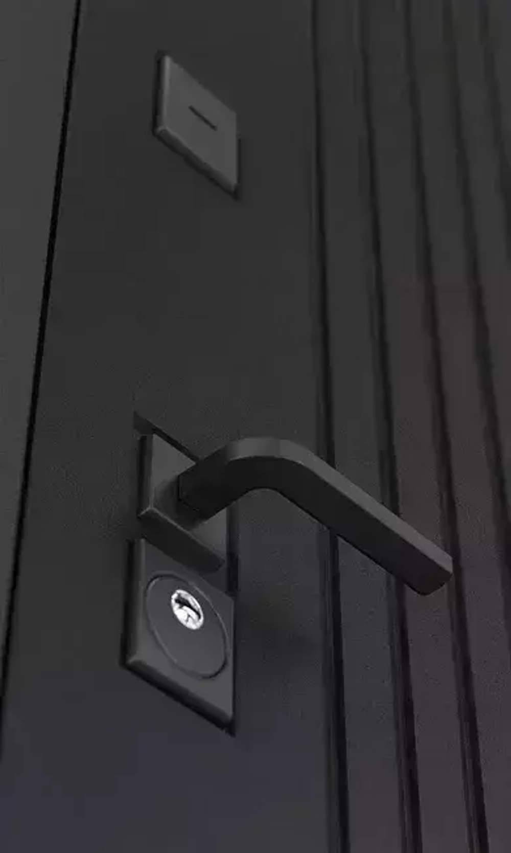 Входная металлическая дверь Бункер HIT Хит B-06 черный кварц / ФЛ-609 Белый софт