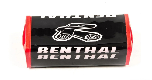 Защита руля прямоугольная RENTHAL, красная