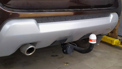 Фаркоп Renault Duster 2015-2021, 2021-2022, Nissan Terrano 2014-2022, условно-съемный,(без электрики) Трейлер.9041