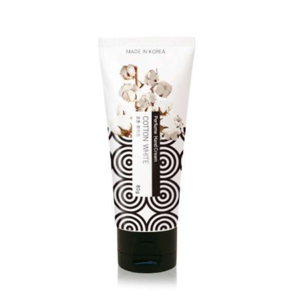 Крем для рук белый хлопок PERFUME HAND CREAM COTTON WHITE, 80гр