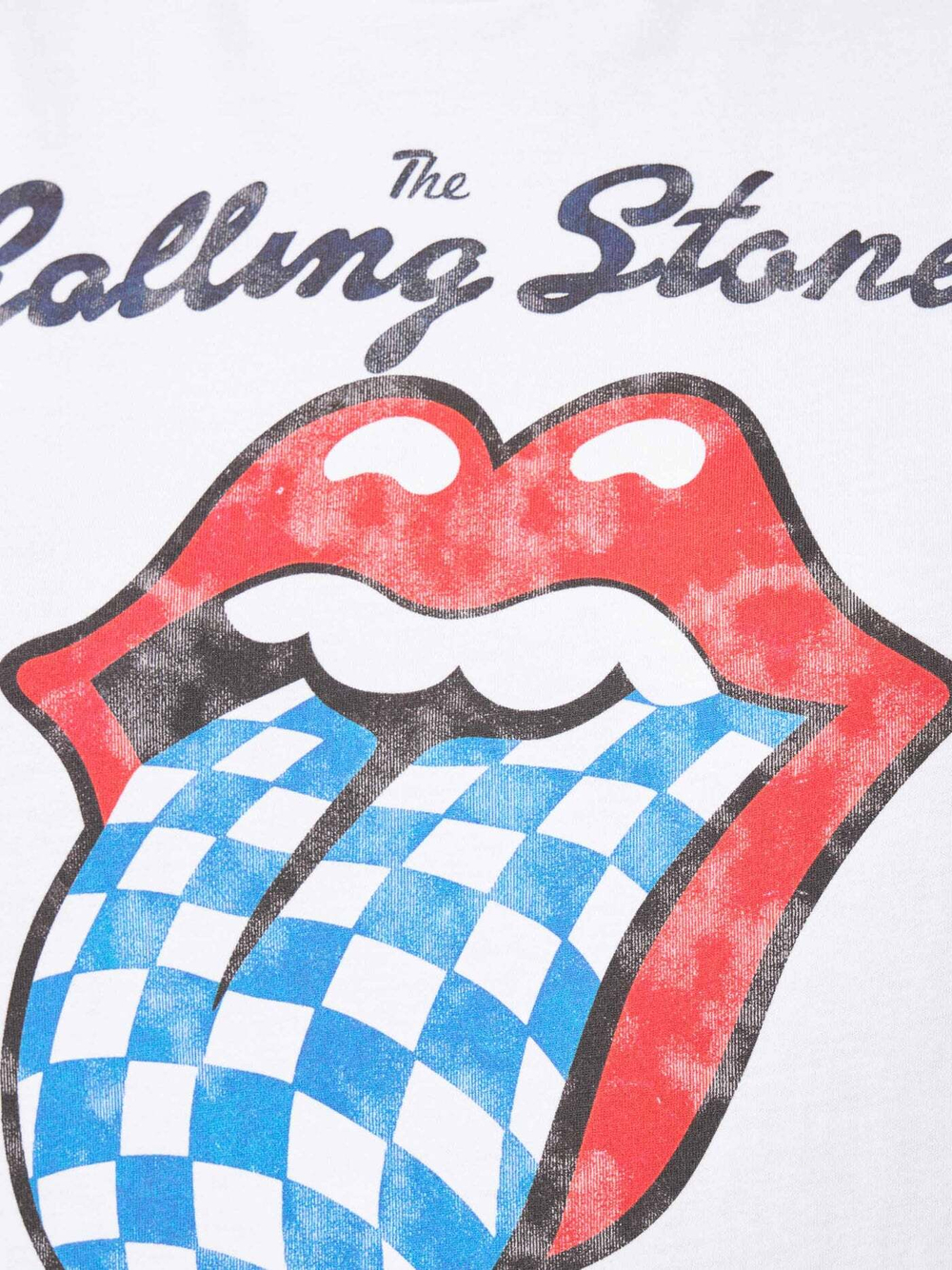 Футболка жен. Saint Barth Rolling Stones белый