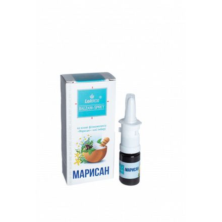 Бальзам-спрей "Марисан" при насморке и гайморите