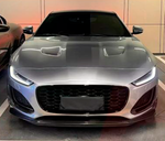 Карбоновая губа переднего бампера в заводском стиле для Jaguar F-Type 2013-2020 Ягуар