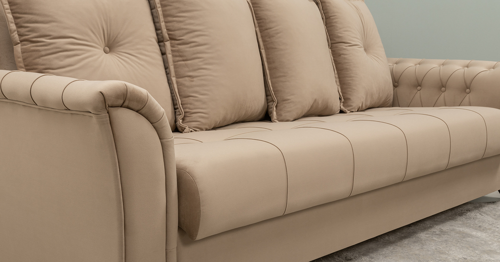 Ирис диван-кровать (бежевый-кофейный)