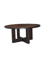 Стол обеденный Торонто 80 см, темный орех
