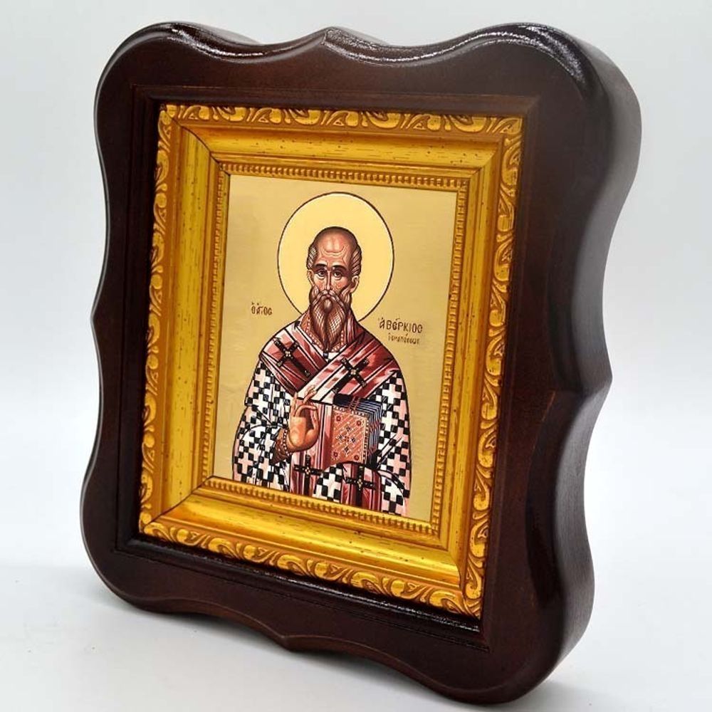 Аверкий Иерапольский, равноапостольный епископ. Икона на холсте.