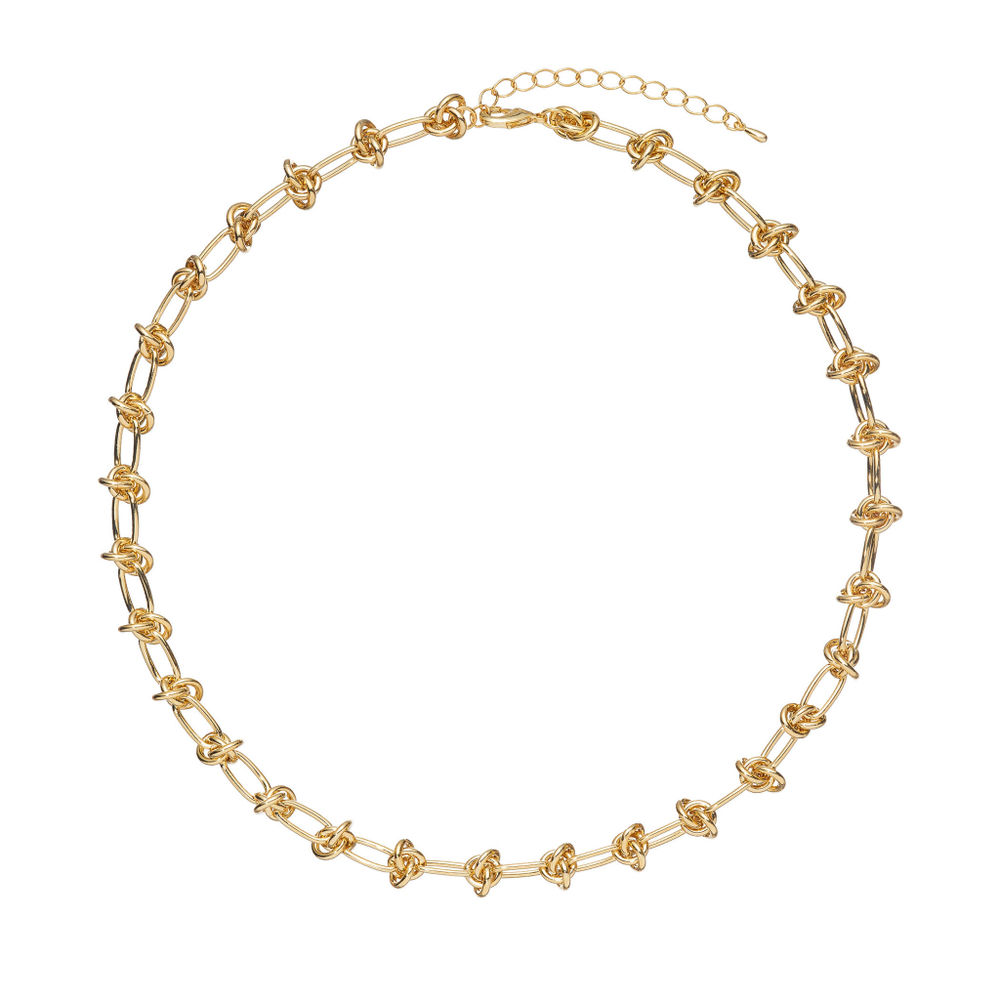 Колье-колючая проволока, золото