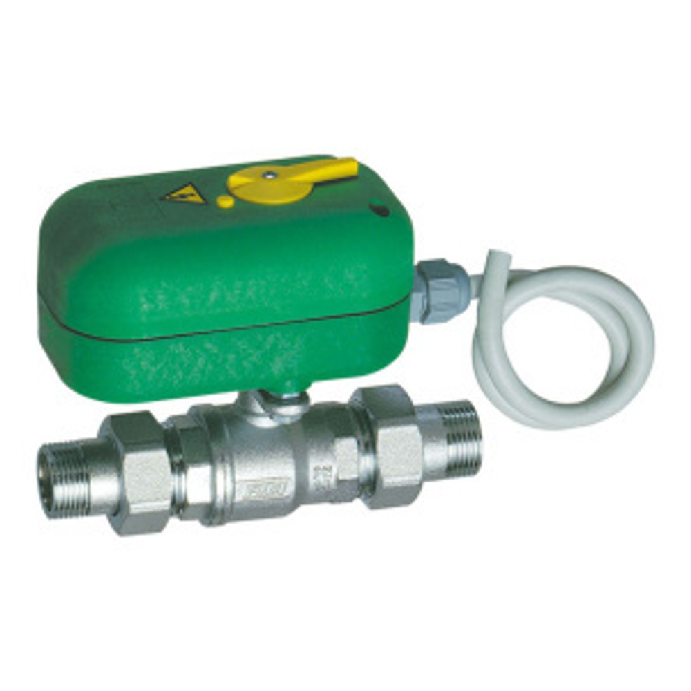 Кран шаровой 2-х ход., моторизованный зонный 1/2", 24 В, 40сек