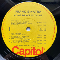 Винтажная виниловая пластинка LP Frank Sinatra With Billy May And His Orchestra Come Dance With Me (США 1975)