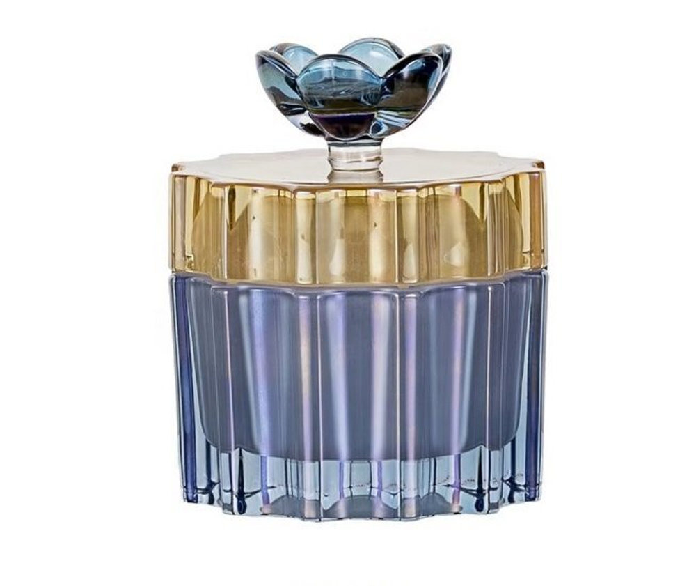 Шкатулка 9х9сх13см Cre Art Doge голубая