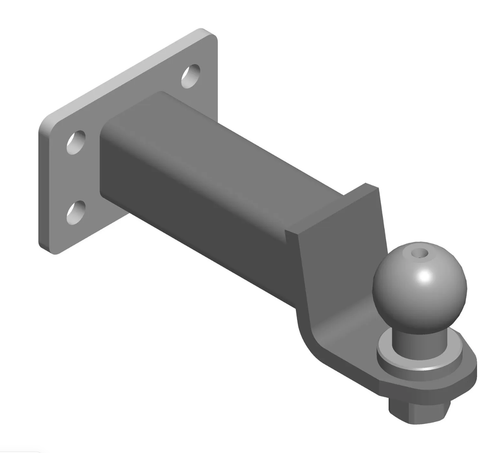 Фаркоп для TOYOTA LAND CRUISER 80, в штатное место на раму. AVTS.TY-06