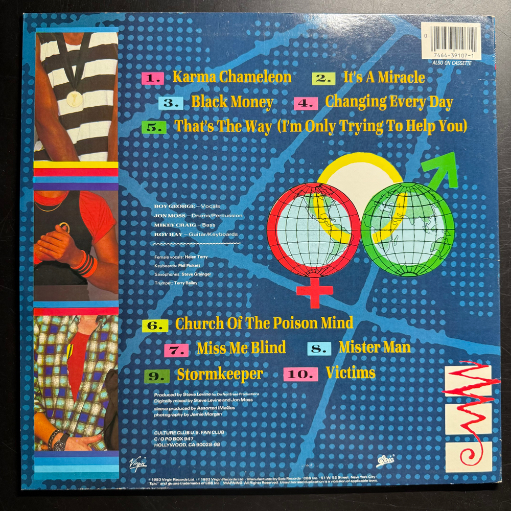 Culture Club ‎– Colour By Numbers (США 1983г.)