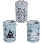 Банка жестяная «Снежинка» 250мл 6,2*9см
