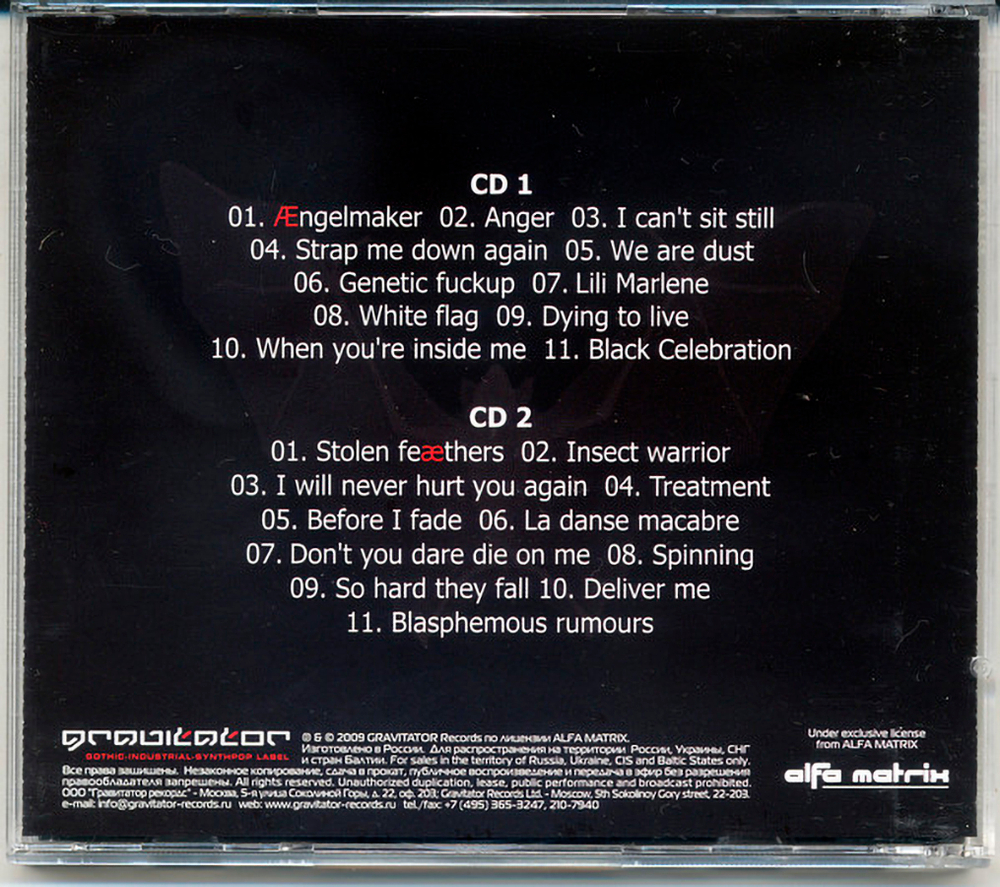 Leaether Strip / Aegelmaker (RU)(2CD)